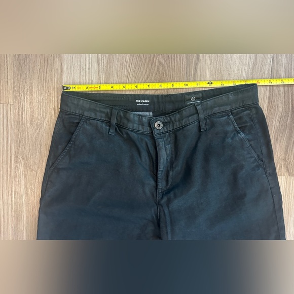 AG Adriano Goldschmied The Caden Slim Chino Pants Black Mid Rise Women’s Size 29 - Picture 7 of 14